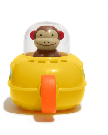 SKIP HOP vonios žaislas - submarinas Zoo Pull & Go Monkey 235352 235352