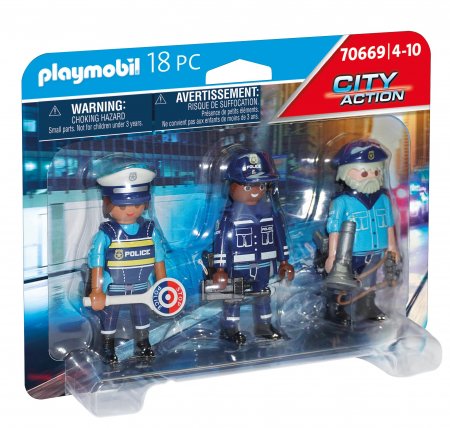 PLAYMOBIL CITY ACTION Policijos figūrėlių rinkinys, 70669 70669