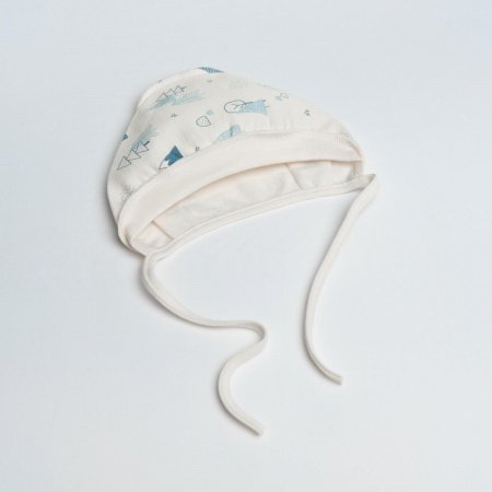 VILAURITA kepurė kūdikiui išvirkščiomis siūlėmis RIO, ecru, 44 cm, art 40 art 40