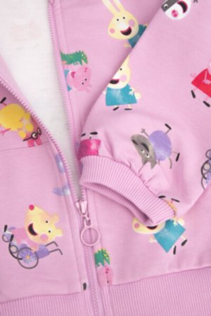 COCCODRILLO susegamas džemperis LICENCE GIRL DISNEY, powder pink, WC4132201LGD-033-0 