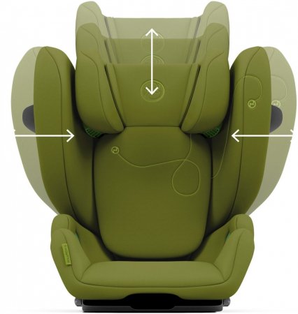 CYBEX automobilinė kėdutė SOLUTION G I-FIX, nature green, 522002303 
