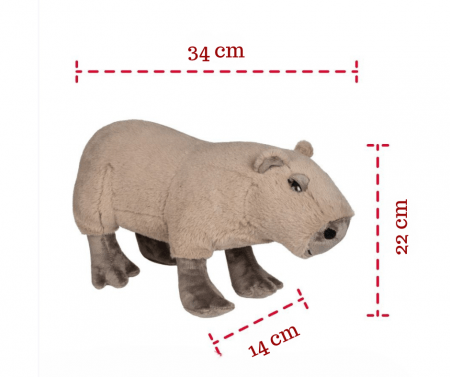 FANCY minkštas žaislas kapibara 34cm, KAPI1 KAPI1