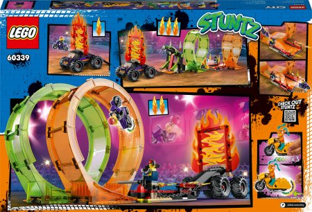 60339 LEGO® City Stunt Kaskadinių triukų arena su dviguba kilpa 60339
