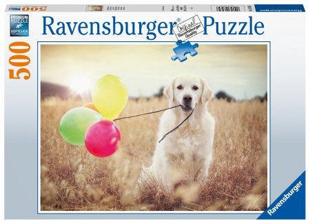 RAVENSBURGER dėlionė Happy Retriever, 500d., 16585 16585