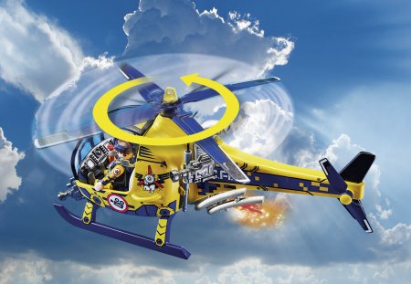 PLAYMOBIL AIR STUNTSHOW Sraigtasparnis su filmavimo komanda, 70833 70833