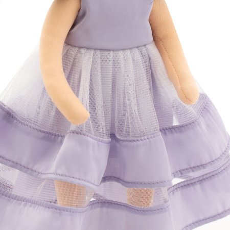 SWEET SISTERS lėlė Lilu su violetine suknele 32cm, SS04-04 SS04-04