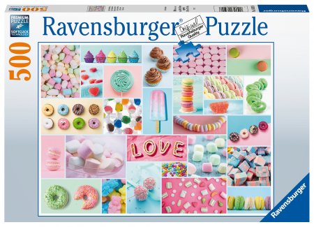 RAVENSBURGER dėlionė Sweets, 500d., 16592 16592