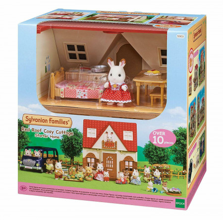 SYLVANIAN FAMILIES COSY COTTAGE STARTER HOME WITH ACCESSORIES, 5303 5303