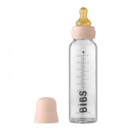 BIBS stiklinis buteliukas, 225 ml, Blush 5713795235896