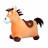 JOHN pripučiamas šokliukas ponis švelniu paviršiumi Hop Hop Pony, 59043 59043