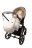 MILLI vokelis į vežimėlį su krepšeliu, GrowUP 4.0 wool premium, honey, 81/110x45 cm, 3-3-3-Z-M-096 