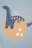 COCCODRILLO smėlinukas ilgomis rankovėmis DESERT EXPLORER NEWBORN, mėlynas, WC4112101DEN-014-0 