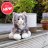 ANIMIGOS pliušinis žaislas Pilka katė, 26cm, 38604 