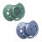 LOVI silikoninis dinaminis čiulptukas HEY BOY, 6-18m, 2 vnt, blue/green, 22/887boy 22/887boy