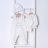 VILAURITA komplektas kūdikiui DODI, baltas, 56 cm, 4 dalys, art  941 art  941