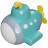 BB JUNIOR vonios žaislas Splash 'N Play Submarine Projector, 16-89001 16-89001