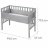 ROBA lopšiukas SAFE ASLEEP® 2 in 1, gray, 8970TP-9M232 8970TP-9M232