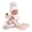 LLORENS kūdikis TINA TOQUILLA BAMBI ROSA, 43 cm, 84338 