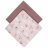 CANPOL BABIES muslino vystyklas BONJOUR PARIS, 0m+, 70x70 cm, 2 vnt., pink, 26/901_pin 26/901_pin