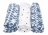 MOTHERHOOD muslino vystyklai, 70x80 cm 3 pcs, mėlyni, 078/170 078/170