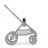 HAUCK universalus adapteris vežimėliui WALK N CARE, Black, 375846 375846