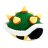 MOCCI MOCCI pliušinis žaislas Super Mario Bowser Shell, T12411 