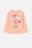 COCCODRILLO marškinėliai ilgomis rankovėmis EVERYDAY GIRL A, salmon, WC4143109VGA-005- 
