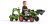 FALK pedalais minamas traktoriukas Claas su priekaba, priekiniu ir galiniu  ekskavatoriumi, 2040N 2040N