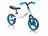 GLOBBER balansinis dviratis Go Bike, balta/mėlyna, 610-160 610-160
